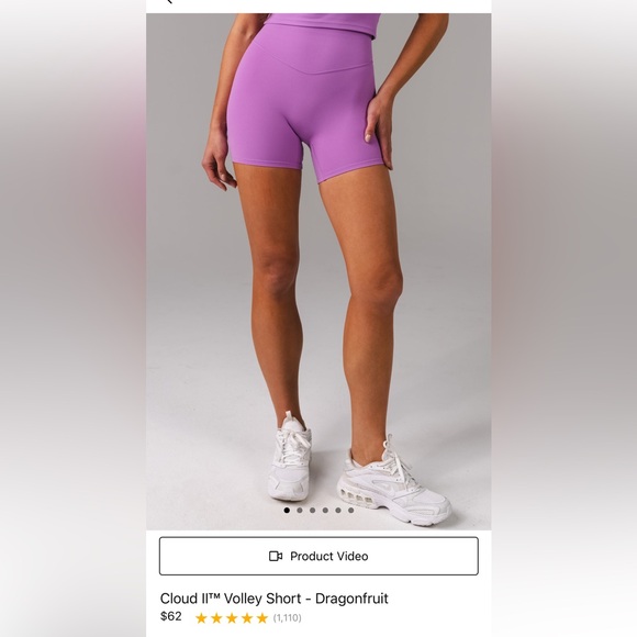 Vitality cloud II volley short- Dragonfruit - Picture 1 of 2